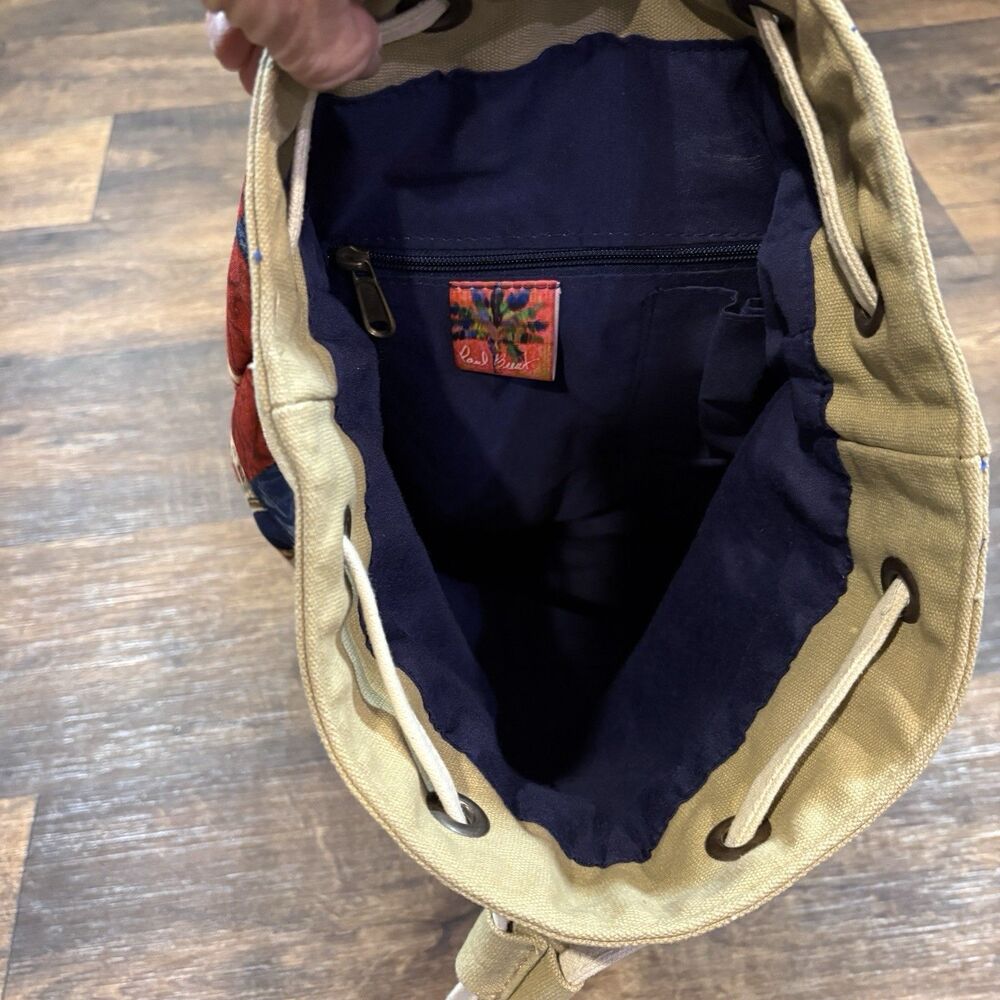 Paul Brent Nautical Patchwork Drawstring Backpack… - image 8